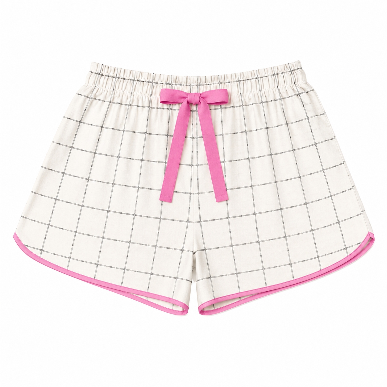 Pijama Americano Algodão Curto Xadrez Off