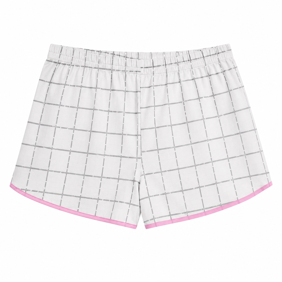 Pijama Feminino Curto Algodão Rosa Off