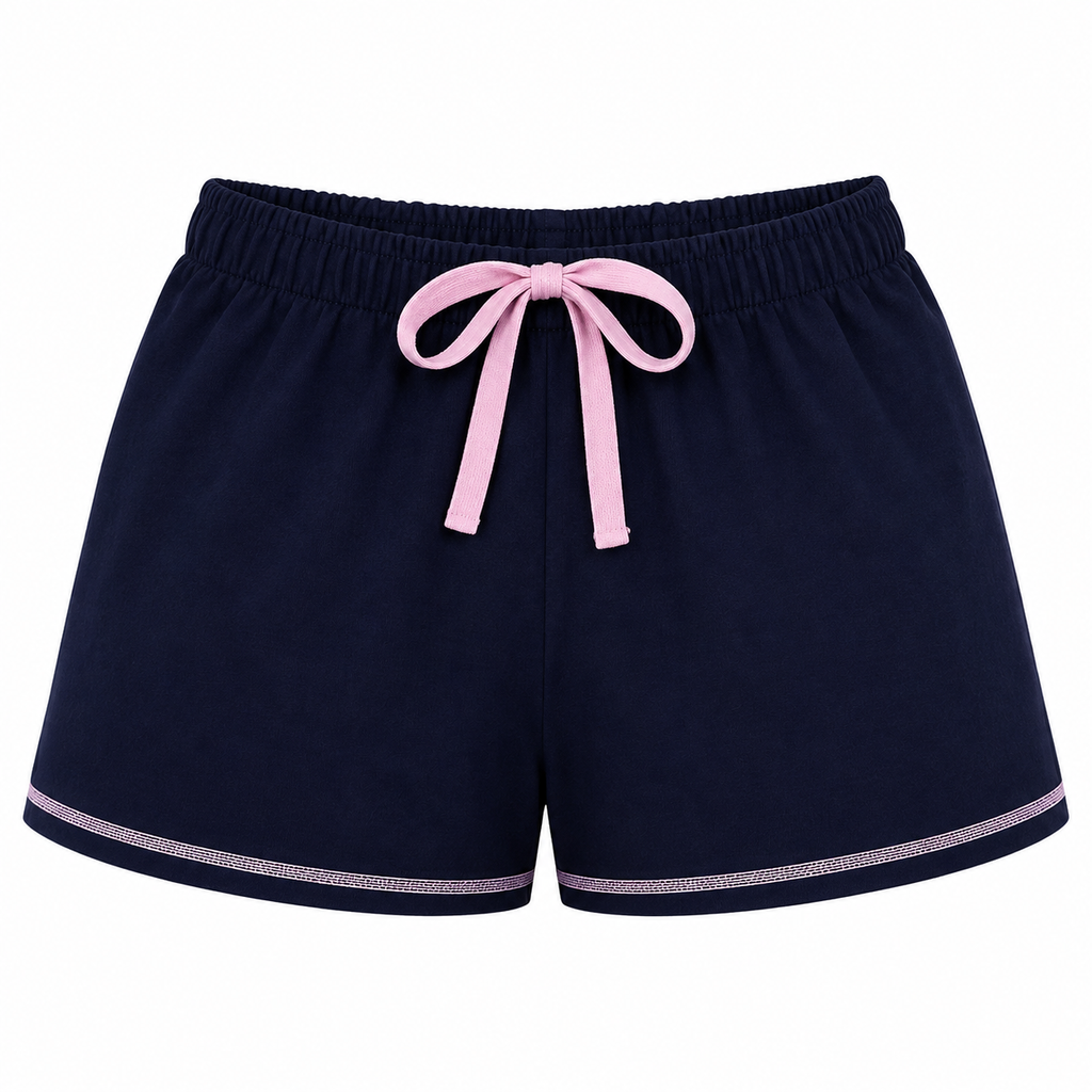Pijama Americano Feminino Curto All Marinho