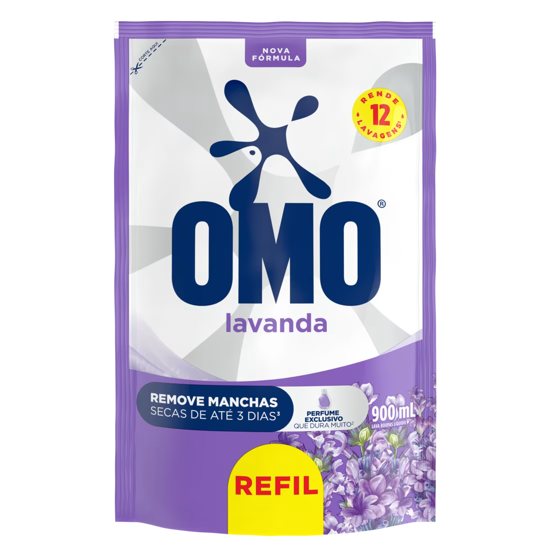 SABÃO LÍQUIDO OMO LAVANDA REFIL 900ml