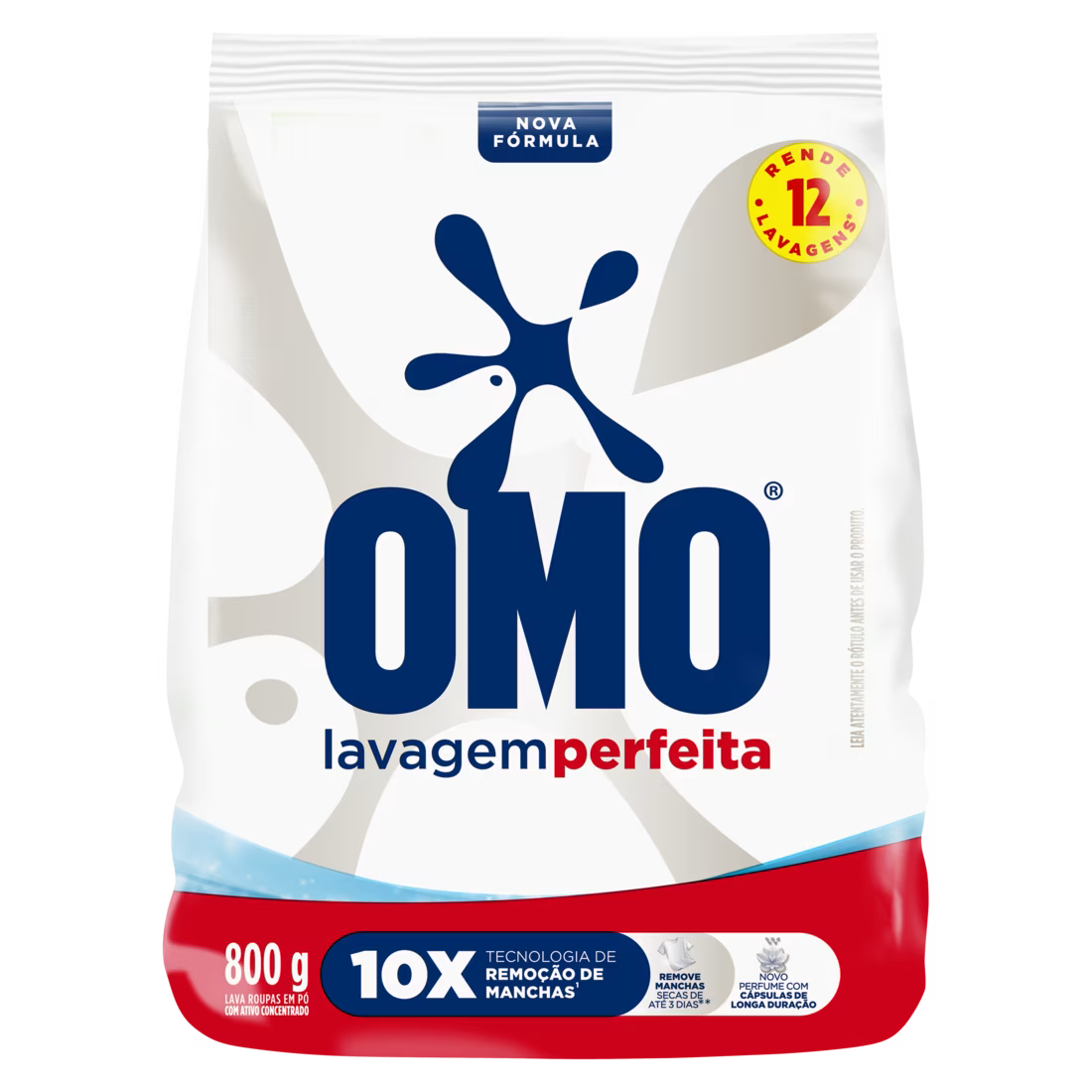 Sabão em Pó OMO Lavagem Perfeita Refil 800g